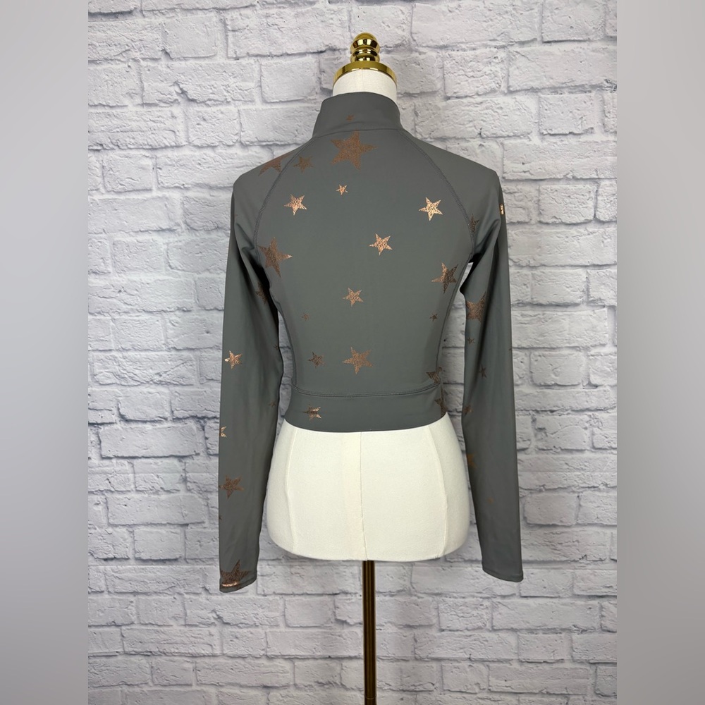 Mono B Foil Star athletic jacket size S - Picture 4 of 5